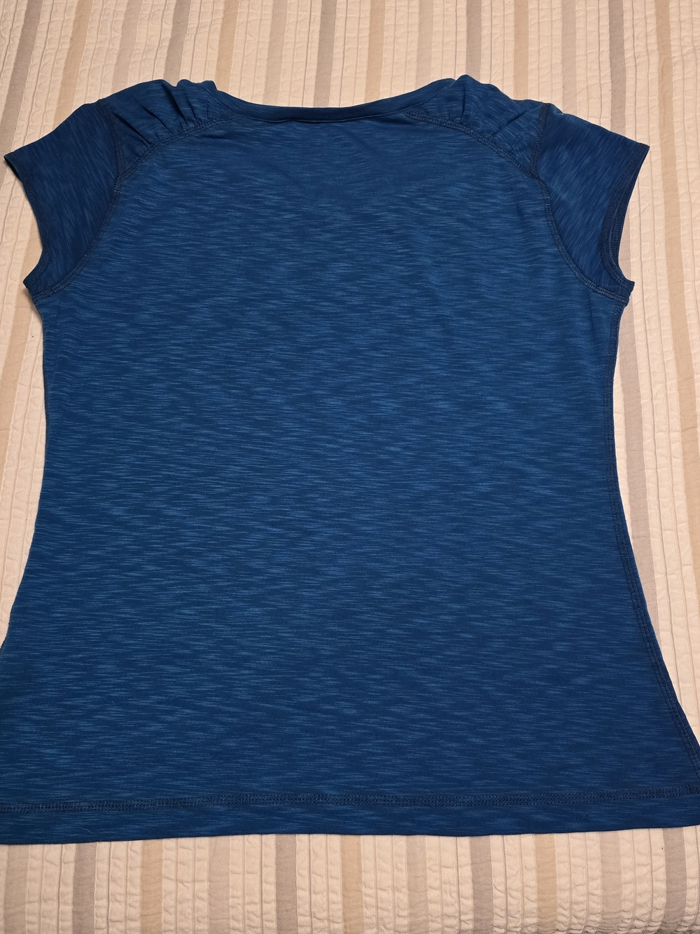 Title Nine Women's Short Sleeve Athletic Shirt in Blue - Picture 2 of 4
